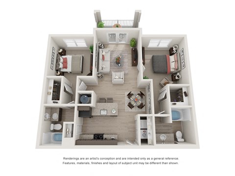 B3 two bedroom two bathroom